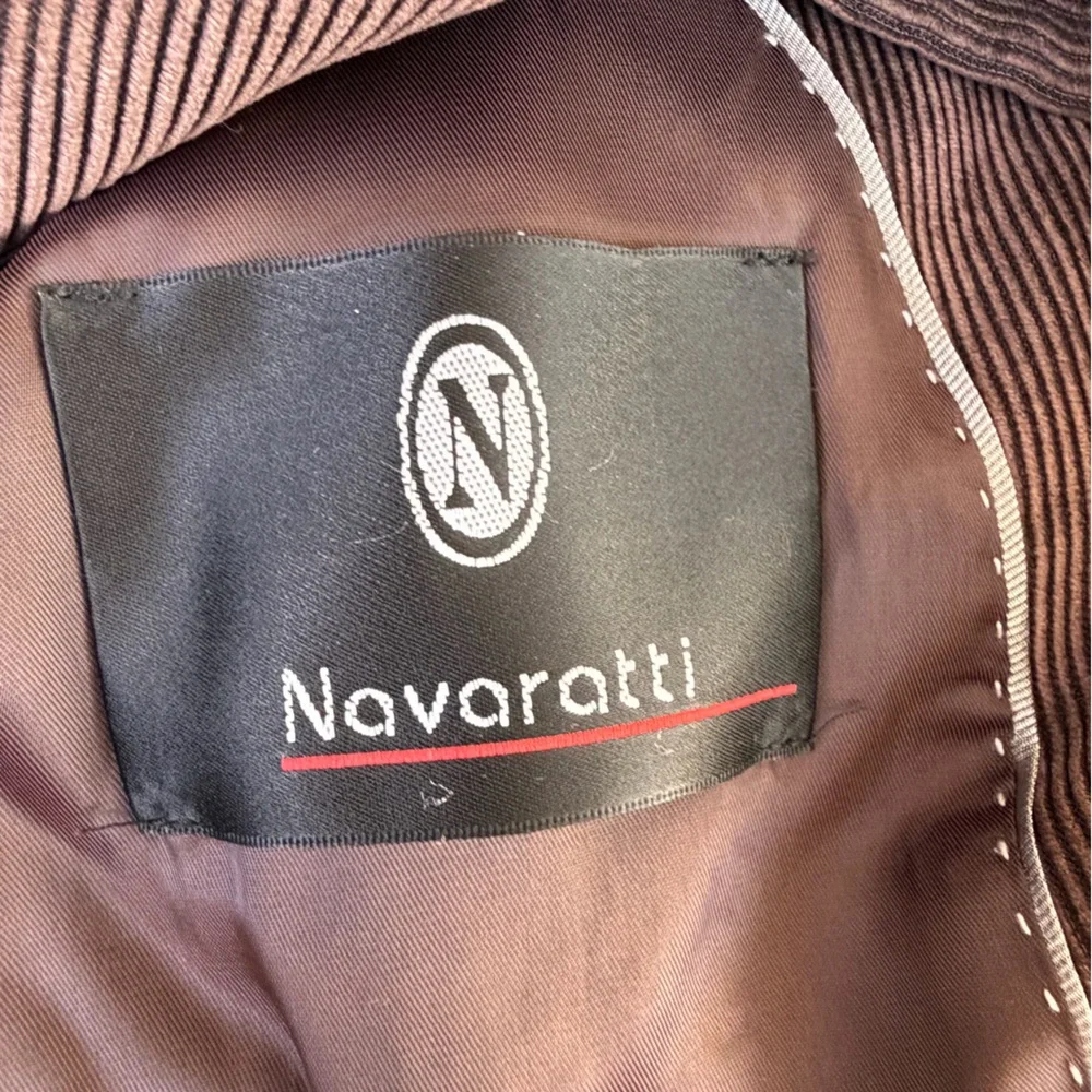 Navaratti Men's Brown Corduroy Blazer Jacket